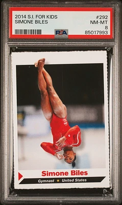 2014 S.i. For Kids 292 Simone Biles PSA 8