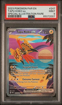 2023 Pokemon Par En-paradox Rift Tapu Koko Ex PSA