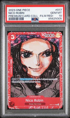 2023 One Piece Premium Card Collection -one Piece Film Red- 017 Nico Robin PSA 10