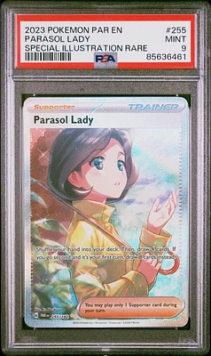 2023 Pokemon Par En-paradox Rift Parasol Lady PSA