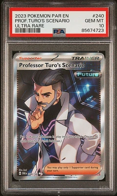 2023 Pokemon Par En-paradox Rift 240 Professor Turo's Scenario Ultra Rare PSA 10