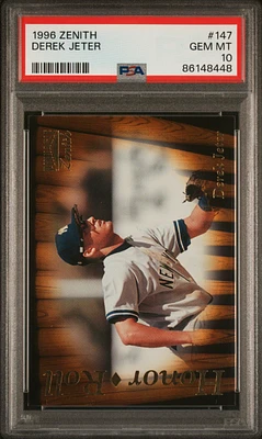 1996 Zenith 147 Derek Jeter PSA 10