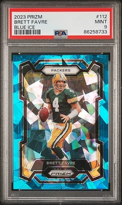 2023 Panini Prizm 112 Brett Favre PSA 9