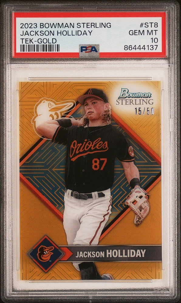 GameStop 2023 Bowman Sterling Sterling Tek St8 Jackson Holliday 