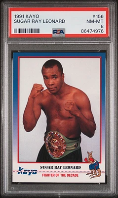 1991 Kayo 156 Sugar Ray Leonard PSA 8