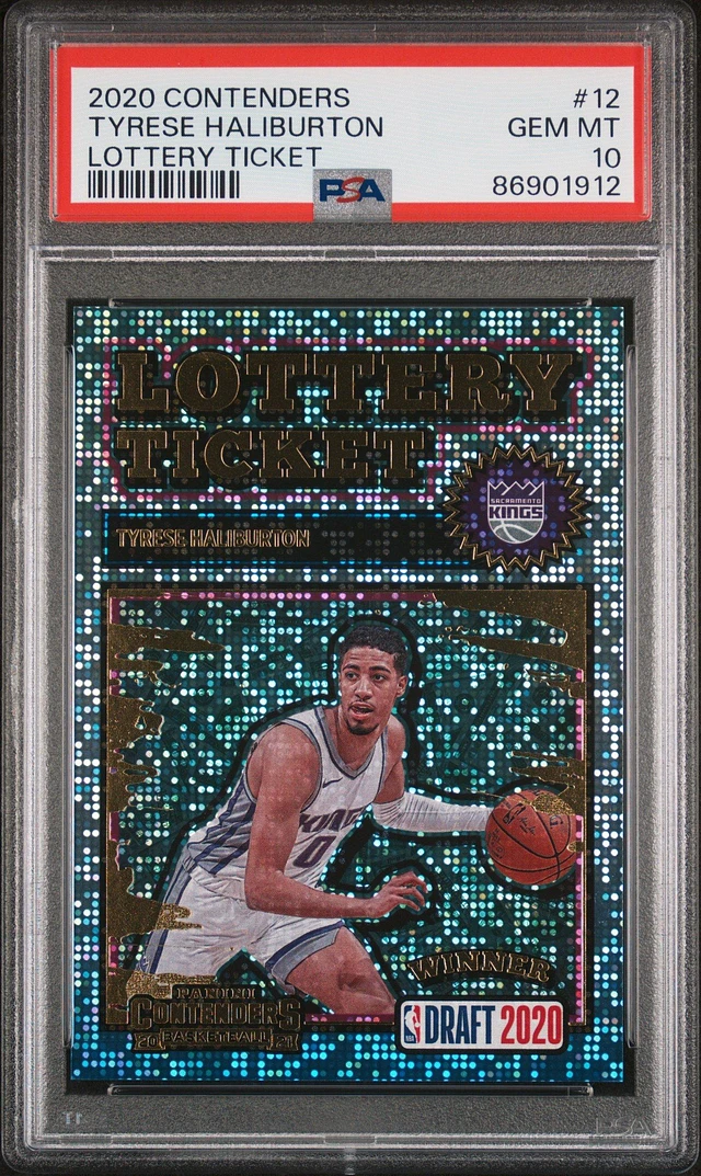 GameStop 2020 Panini Contenders Lottery Ticket 12 Tyrese 