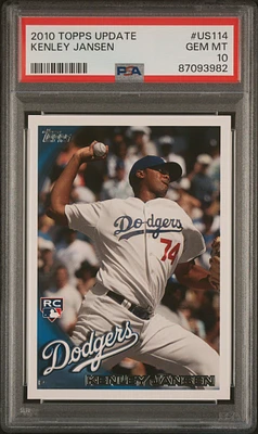 2010 Topps Update Us114 Kenley Jansen PSA 10