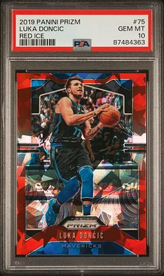 Panini Prizm Luka Doncic Ice PSA 10