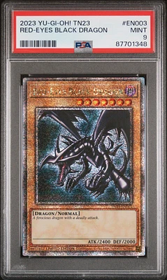 2023 Yu-gi-oh! Tn23-25th Anniversary Tin: Dueling Heroes En003 Red-eyes Black Dragon PSA