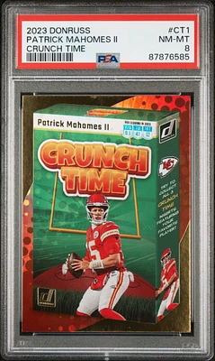 2023 Panini Donruss Crunch Time Ct1 Patrick Mahomes Ii PSA