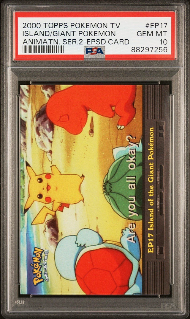 GameStop 2000 Topps Pokemon Tv Animation Series 2 Episode Cards Ep17 Island Of The Giant Pokemon PSA 10 at Hamilton Place in Chattanooga, TN GameStop 2000 Topps Pokemon Tv Animation Series 2 Episode Cards Ep17 Island Of The Giant Pokemon PSA 10 at Hamilton Place in Chattanooga, TN