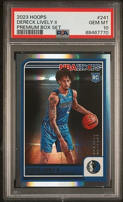 2023 Panini Nba Hoops 241 Dereck Lively Ii PSA 10