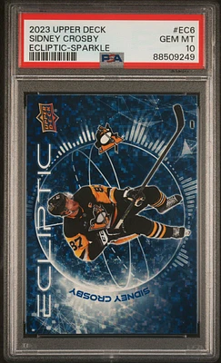 2023 Upper Deck Ecliptic Ec6 Sidney Crosby Sparkle PSA 10