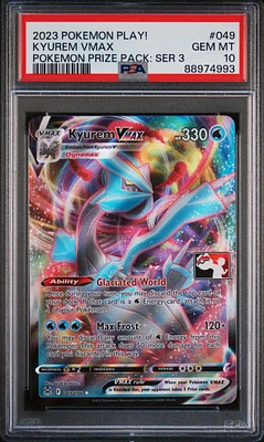 2023 Pokemon Play! Pokemon Prize Pack: Series 3 049 Kyurem Vmax PSA 10