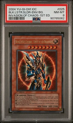 2004 Yu-gi-oh! Ioc-invasion Of Chaos 025 Blk.lstr.sldr PSA 8