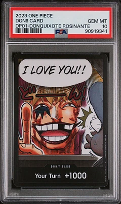 2023 One Piece Double Pack Volume 1 null Don!! Card PSA 10