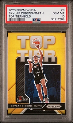 2023 Panini Prizm Wnba Top Tier 9 Skylar Diggins-smith Gold PSA 10