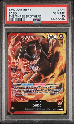 2024 One Piece Ultra Deck-the Three Brothers Sabo PSA 10