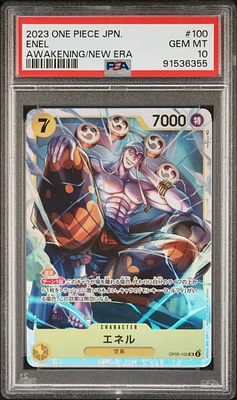 2023 One Piece Japanese Awakening Of The New Era 100 Enel PSA 10