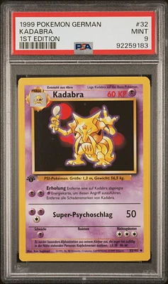 GameStop 1999 Pokemon Game 32 Kadabra 1st Edition PSA | Arden Fair