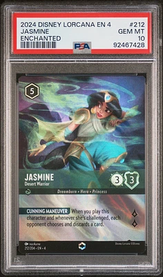 2024 Disney Lorcana En 4-ursula's Return 212 Jasmine