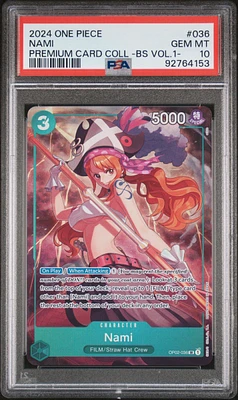 2024 One Piece Premium Card Collection -best Selection Vol.1- 036 Nami PSA 10