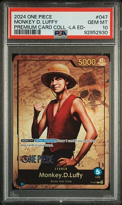 2024 One Piece Premium Card Collection -live Action Edition- 047 Monkey D. Luffy PSA 10