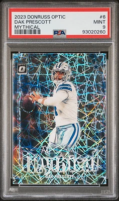 2023 Panini Donruss Optic Mythical 6 Dak Prescott PSA 9