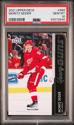 2021-2022 Upper Deck 469 Moritz Seider PSA 10