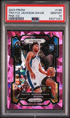 2023 Panini Prizm 148 Trayce Jackson-davis Pink Ice PSA 10