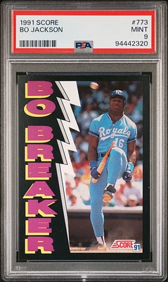 1991 Score 773 Bo Jackson PSA 9