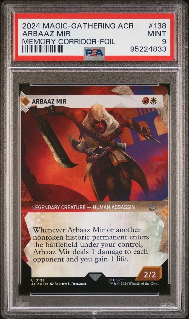 GameStop 2024 Magic The Gathering Assassin's Creed 138 Arbaaz Mir Memory  Corridor Showcase-foil PSA | MainPlace Mall