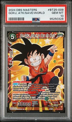 2024 Dragon Ball Super Card Game Masters Series 25 Legend Of The Dragon Balls Bt25- Son Goku