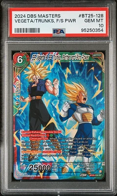 2024 Dragon Ball Super Card Game Masters Series 25 Legend Of The Dragon Balls Bt25-128 Ss Vegeta & Ss Trunks