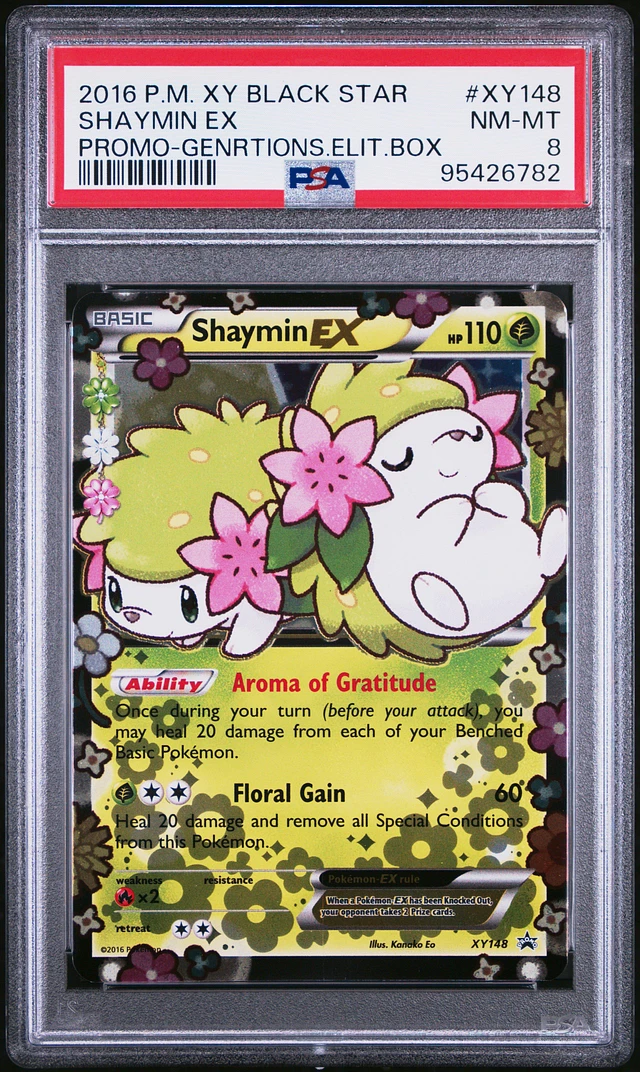 GameStop 2016 Pokemon Xy Black Star Promo Xy148 Shaymin Ex Generations  Elite Trainer Box PSA 8 | Dulles Town Center