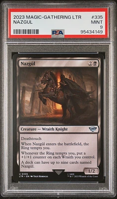 2023 Magic The Gathering Tales Of Middle-earth Nazgul PSA 9