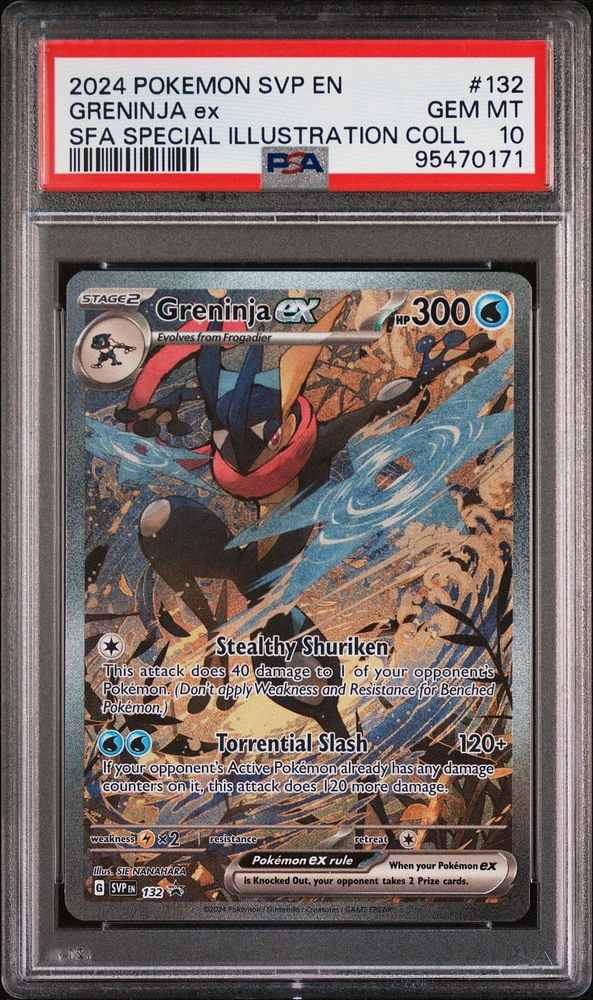GameStop 2024 Pokemon Svp En-sv Black Star Promo 132 Greninja Ex 