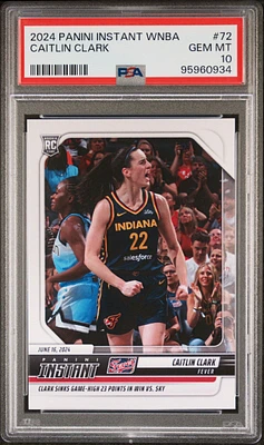 2024 Panini Instant Wnba 72 Caitlin Clark PSA 10