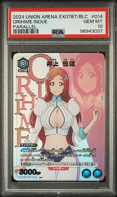 2024 Union Arena Japanese Ex07bt/blc Bleach Thousand-year Blood War Vol.2 014 Orihime Inoue 1 Star PSA 10