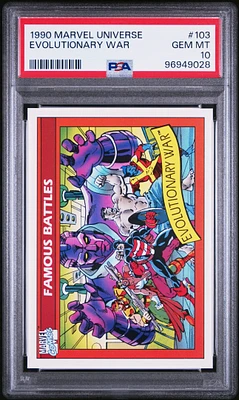 1990 Marvel Universe 103 Evolutionary War PSA 10