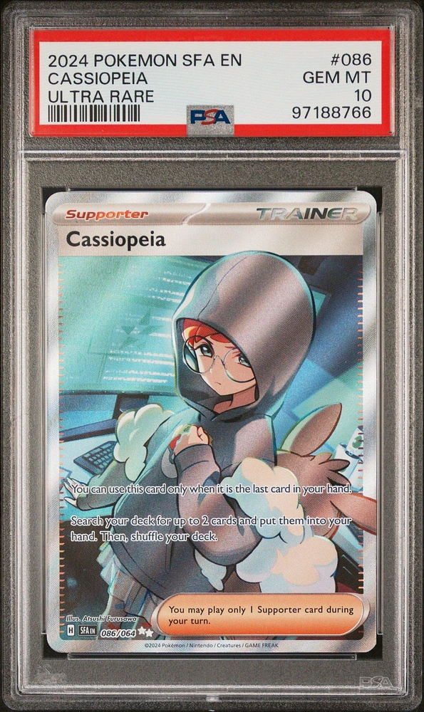 GameStop 2024 Pokemon Sfa En-shrouded Fable 086 Cassiopeia Ultra