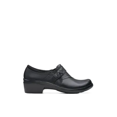 Clarks Angiepearl w - Women's Footwear Shoes Flats Oxfords and Loafers Black