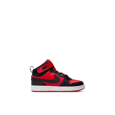 Nike Borough2v-jb - Chaussures pour enfants Boys Rouge Moyen Cuir Lisse