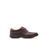 Clarks Brdleywalk-w - Chaussures pour hommes Casual Lace-Ups Cuir Granuleux