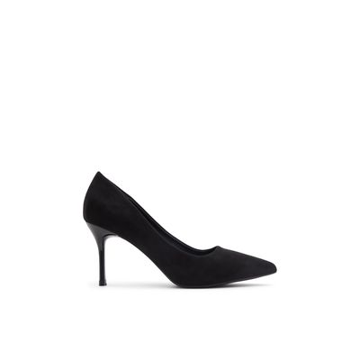 K Studio Briedien - Chaussures à talon haut pour femmes Noir Microsuede