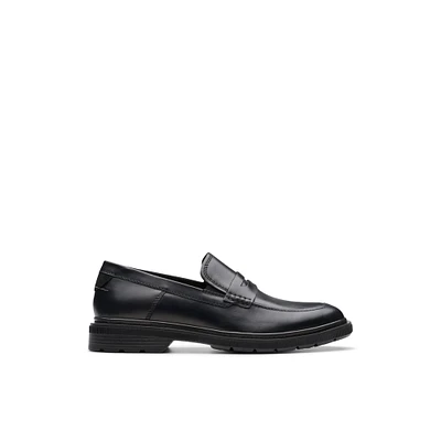 Clarks Burchill Penny - Men's Footwear Shoes Dress Black