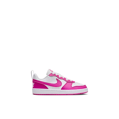 Nike Cortlo l-jg - Chaussures pour filles junior Rose Vif Cuir Lisse