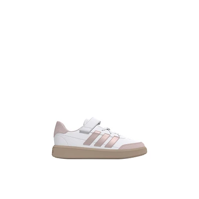 Adidas Courtblkc-jg - Chaussures pour enfants Girls - Rose Clair Mélange de Matière