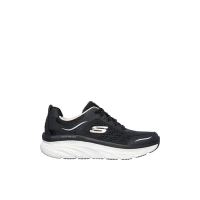 Skechers Dlux w Infin - Chaussures athlétiques multifonction pour femmes Noir Textile Maille