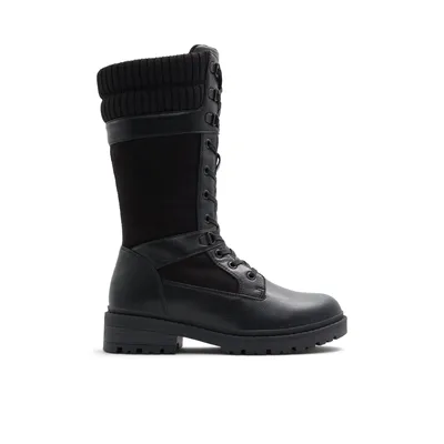 Banff Trail Premium Flowers - Women's Lug Sole Shoes - Black